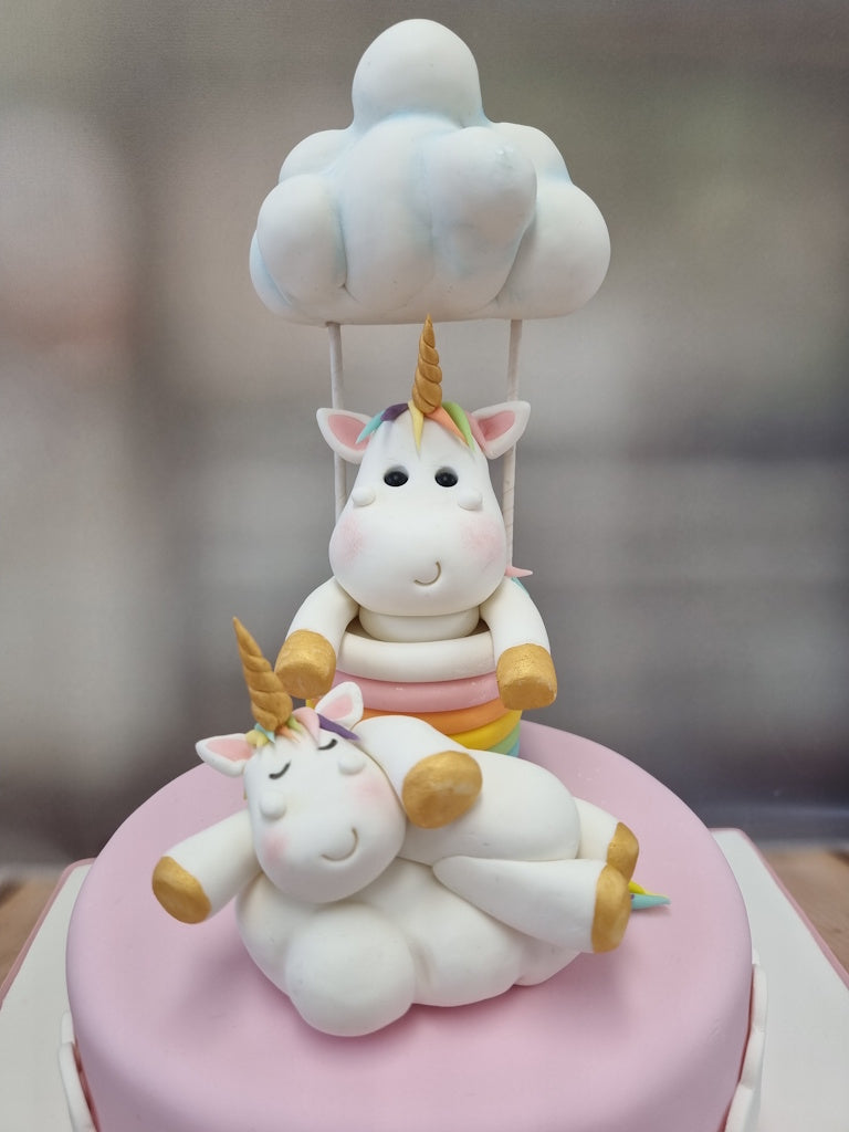 Unicorns and Clouds Cake