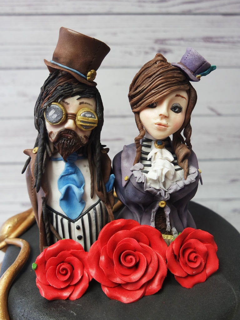 Gothic Steam Punk Wedding Cake