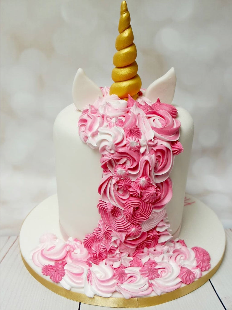Unicorn Pink & White Cake